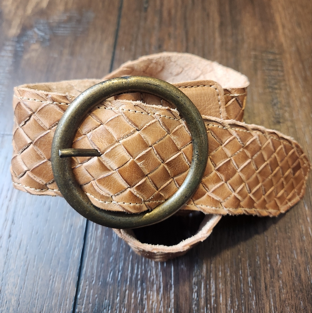 NWT Bed Stu Woven Leather Belt